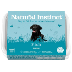 Natural Instinct Natural Fish Dog 2 X 500g Frozen